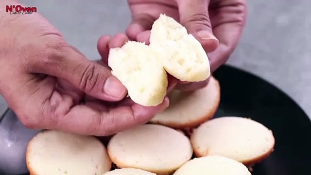 10 MIN. SOFT SPONGE VANILLA CAKE IN APPE PAN l EGGLESS & WITHOUT OVEN