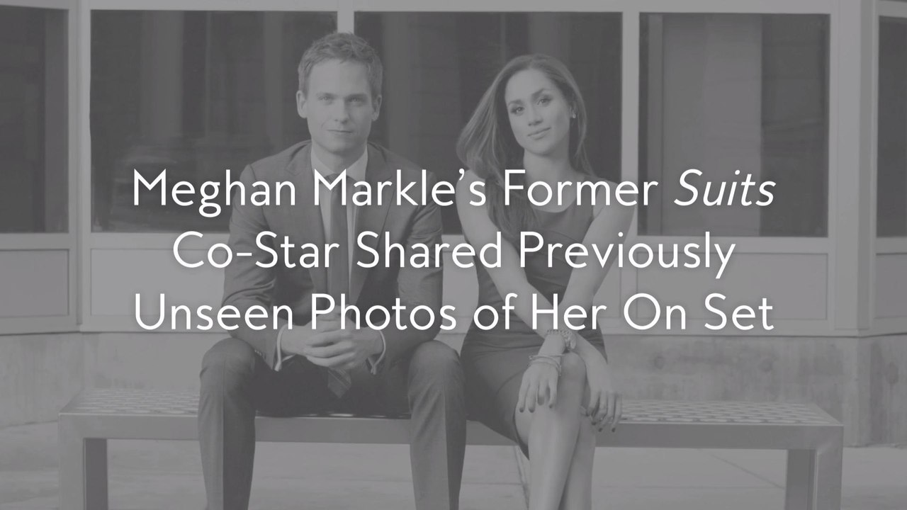 Meghan Markle’s Former Suits Co-Star Shared Previously Unseen Photos of Her On Set