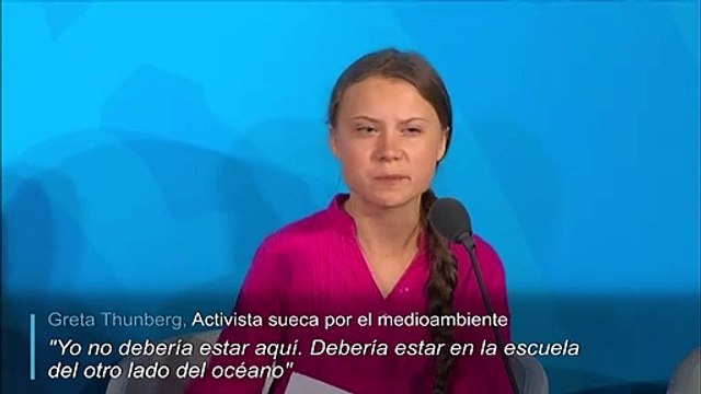 El feroz mensaje de Greta Thunberg en la cumbre del clima de la ONU