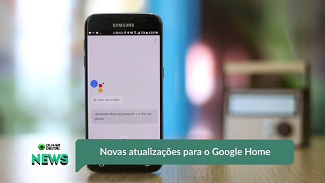 Novas atualizações para o Google Home