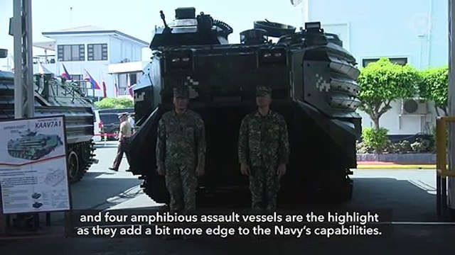 Philippine Navy debuts new amphibious vehicles, attack vessels