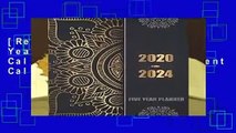 [Read] 2020-2024 Five Year Planner: 60 Months Calendar, 5 Year Appointment Calendar, Business