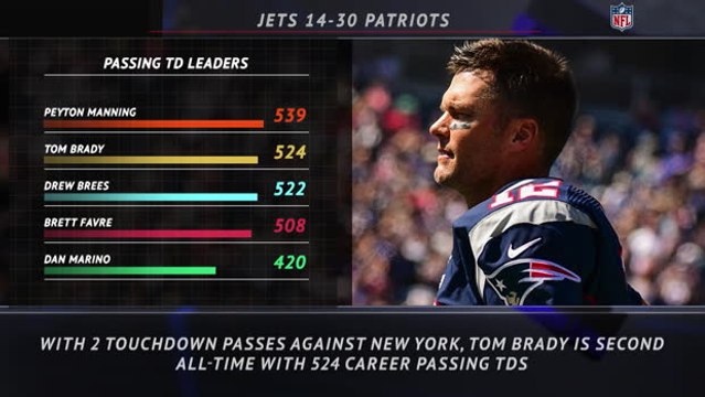 5 Things - Brady joins Brees in all-time touchdowns list