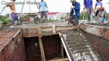 Amazing Construction Reinforced Concrete Stairs In The House - Building Houses Step By Step