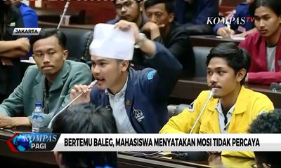 Bertemu Baleg, Mahasiswa Menyatakan Mosi Tidak Percaya
