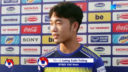 Tiền vệ Xuân Trường hào hứng khi tập luyện với nhân tố mới ở ĐTVN | VFF Channel