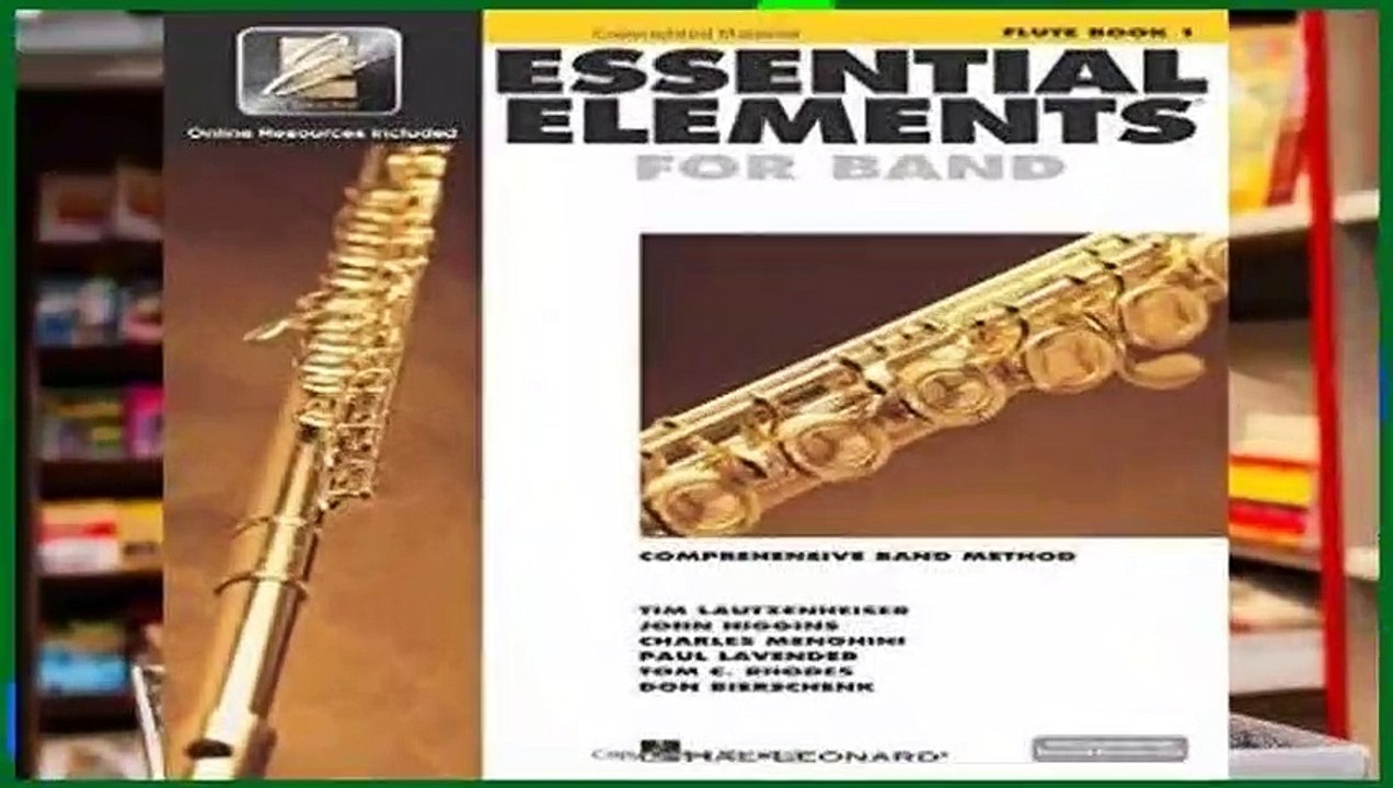 [Doc] Essential Elements 2000: Flute Book 1 (Book/CD-ROM)