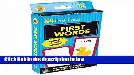 [FREE] First Words (Brighter Child Flash Cards)