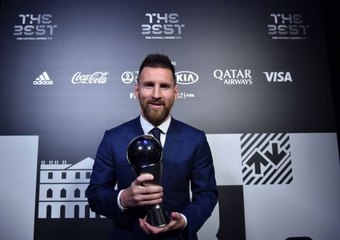 Messi wins best FIFA player of the year for record sixth time