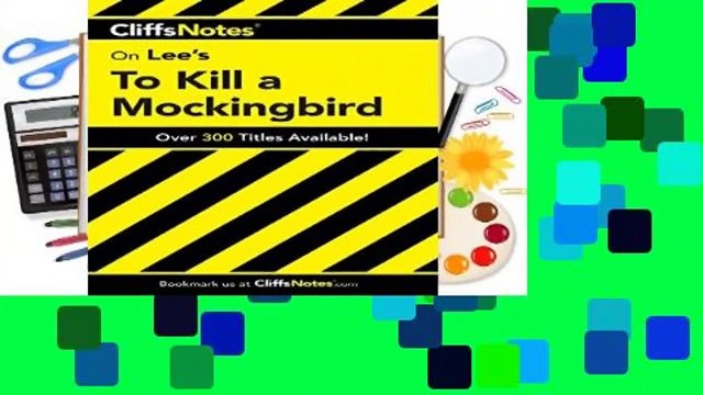 Full version To Kill a Mockingbird: Cliffs Notes Best Sellers Rank : #2