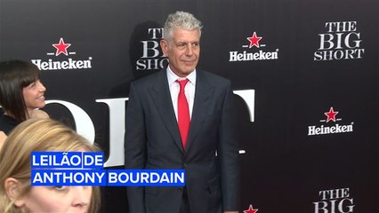 Tudo sobre o leilão de Anthony Bourdain