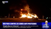 Des agriculteurs allument des feux contre les arrêtés anti-pesticides et le futur projet de zone de non-traitement