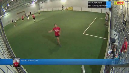But de Germain (1-1) - NCA FUTSAL CLUB Vs LES FAUCHEURS DU CHU - 23/09/19 20:00 - LIGUE 3
