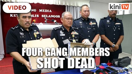 Four suspects shot dead by police hours after alleged robbery