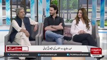 Ahd e Wafa cast_ Zara Noor Abbas & Osman Khalid Butt with director Saifi Hassan