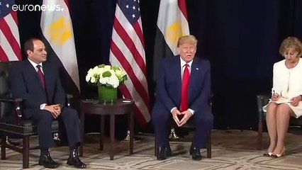 ترامب يدعم السيسي ويقول إن الفوضى كانت تعم مصر قبل وصوله إلى الحكم