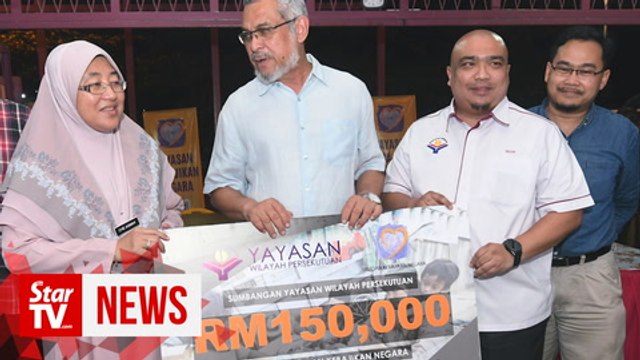 Federal Territories Foundation gives RM150,000 to KL transit home