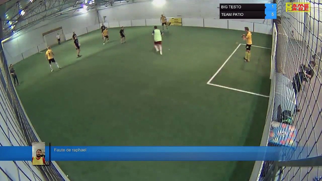 Faute de raphael - BIG TESTO Vs TEAM PATIO - 23/09/19 21:00 - LIGUE 1 - Poitiers Game Parc