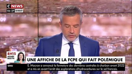 Voici l affiche de la Fédération des conseils de parents d'élèves montrant une femme voilée qui fait polémique sur les réseaux sociaux