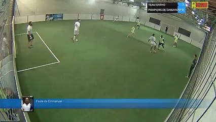 Faute de Emmanuel  - TEAM ORTHO Vs POMPIERS DE CHAUVIGNY - 23/09/19 20:00 - LIGUE 1
