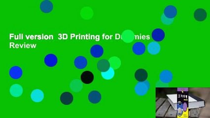 Full version  3D Printing for Dummies  Review