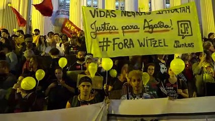 "Paren de matarnos": favelas protestan contra política de seguridad de Rio