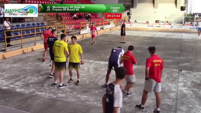 Premières parties de poules, Double U23, Mondial Jeunes, Alassio 2019