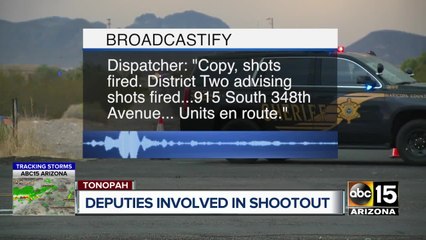 MCSO deputies involved in shootout