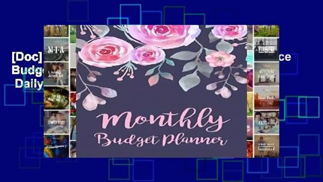 [Doc] Monthly Budget Planner: Expense Finance Budget By A Year Monthly Weekly Daily Bill