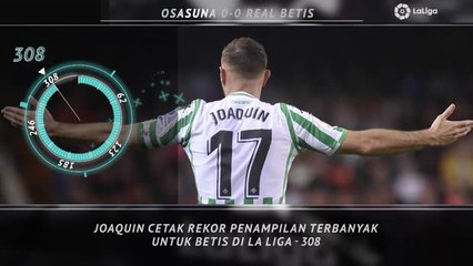 5 Things - Joaquin cetak rekor penampilan terbanyak di Betis