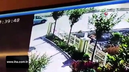 İstanbul'da kadına şiddet kamerada!