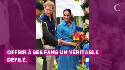Quand Meghan Markle recycle en Afrique du Sud sa robe bleue portée aux îles Tonga