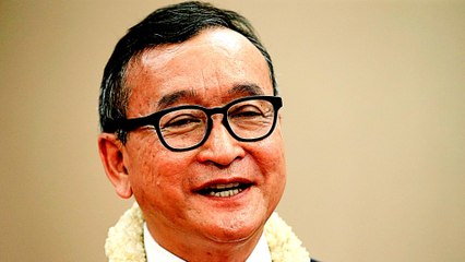 Cambodia's exiled former opposition leader calls for uprising