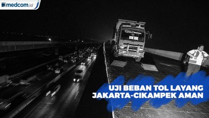 Hasil Uji Beban Tol Layang Jakarta-Cikampek Elevated II Aman