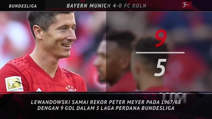 5 Things - Lewandowski pecahkan rekor lagi