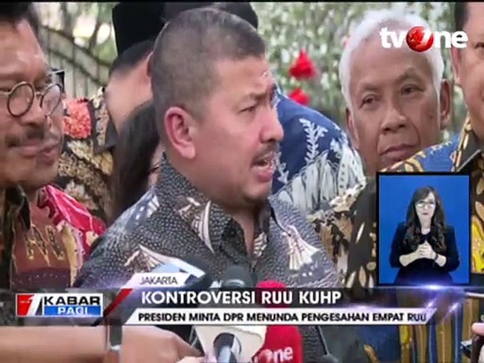 Kontroversi RUU KUHP, Jokowi Minta DPR Tunda