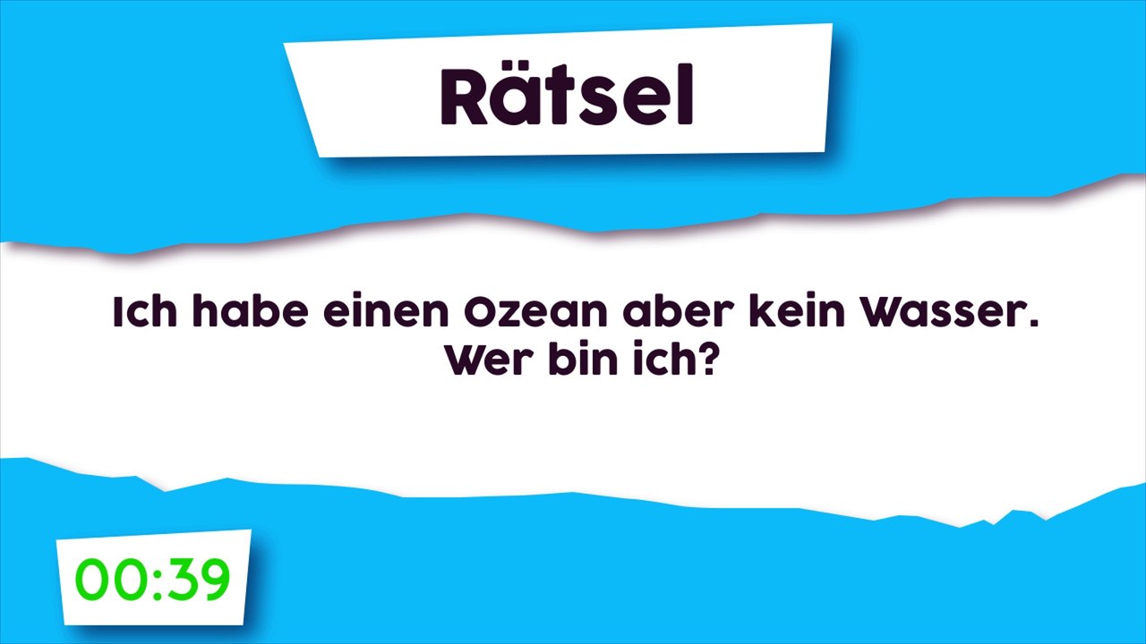 Rätsel : Ozean ohne Wasser