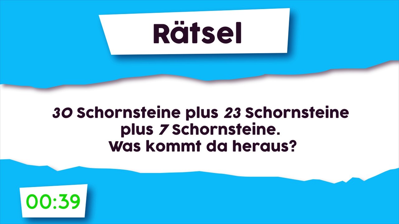 Rätsel : Schorsteine