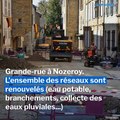 Nozeroy: la Grande-rue en chantier