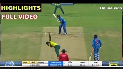India Vs South Africa 3rd T-20 Match Full Match Highlights...!