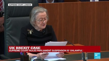 UK Brexit case: "Parliament has not been prorogued"