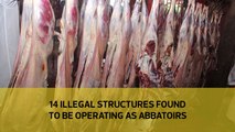 14 illegal structures found to be operating as abbatoirs
