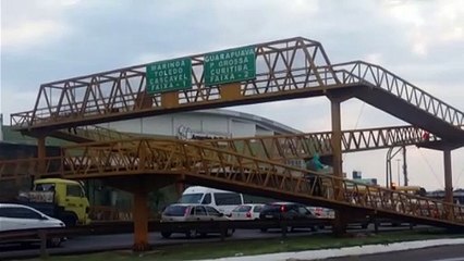 Semana no Trânsito: 'Café na Passarela' leva conscientização a pedestres e ciclistas