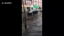 Streets turn into 'rivers' as London faces heavy rain