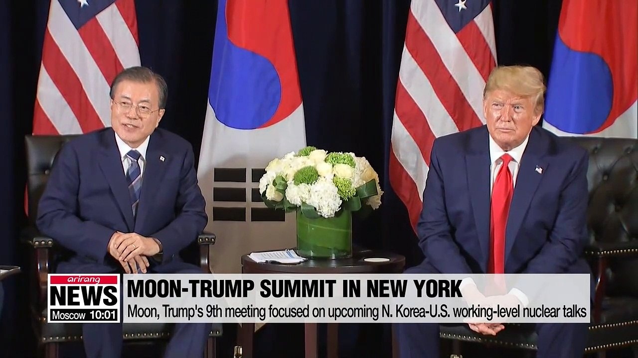 Moon expects third N. Korea-U.S. summit to be historic moment in Korean peace process