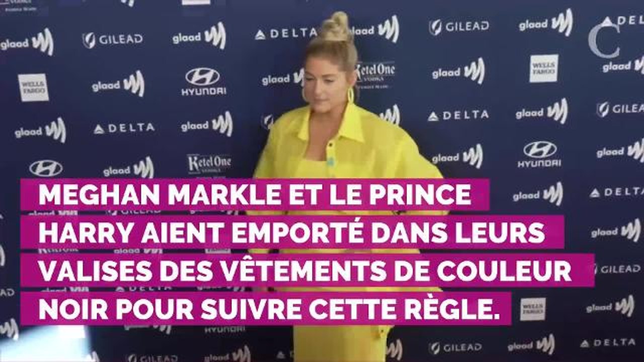 Meghan Markle et prince Harry : ce vêtement qu'ils doivent toujours emporter lors de leurs voyages officiels