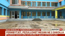 Report TV - Përmbyten tre shkolla në Tiranë, Report TV sjell pamjet nga Sabaudin Gabrani