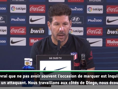 Atlético - Simeone : Diego Costa doit se rebeller