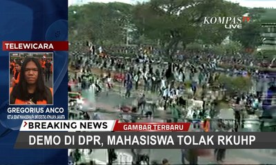 TERKINI- Simak Kesaksian Mahasiswa Atmajaya Saat Kericuhan di Depan Gedung DPR RI