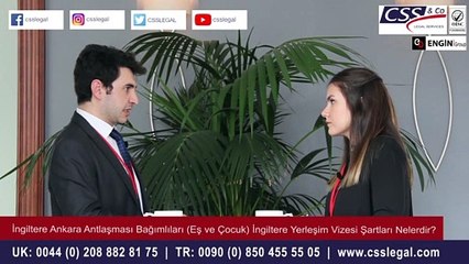 Ankara Anlaşması Bağımlılarının (Eş ve Çocuklar) Yerleşim Vizesi Şartları Nelerdir? -CSS LEGAL